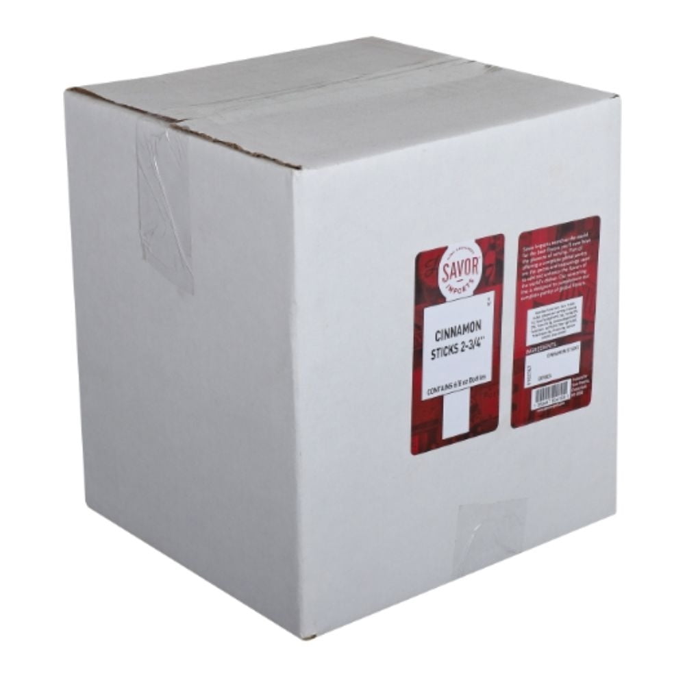 Savor Imports 2.75  Cinnamon Stick 8 Oz Plastic Jar (Pack of 6)