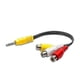 thumbnail image 3 of Cable adaptador de vídeo AV a componentes para televisor TCL (3 RCA a 3,5 mm), 3 of 5