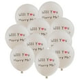 thumbnail image 3 of Lipstore 10 Pieces Will You Marry Me Balloon DIY Proposal Balloons for Bridal Wedding, 3 of 8