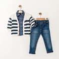 thumbnail image 1 of JuniorKids Cool Grandpa Sweater Jeans Set, 1 of 4