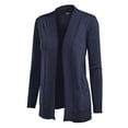 thumbnail image 2 of Made by Johnny Women's Women's Open Front Knit Cardigan M NAVY, 2 of 4