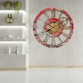 thumbnail image 5 of THE GEARS CLOCK Wall Clock with Real Moving Gears AM-LI_ 36 in Round Red-Lava, 5 of 11
