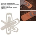 thumbnail image 4 of Leather Corner Cutting Ruler, Leather Cutting Template Rustproof High Accuracy Easily Cut Professional Stainless Steel  For Leather Craft, 4 of 8