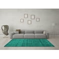 thumbnail image 3 of Ahgly Company Indoor Rectangle Abstract Light Blue Contemporary Area Rugs, 8' x 12', 3 of 4