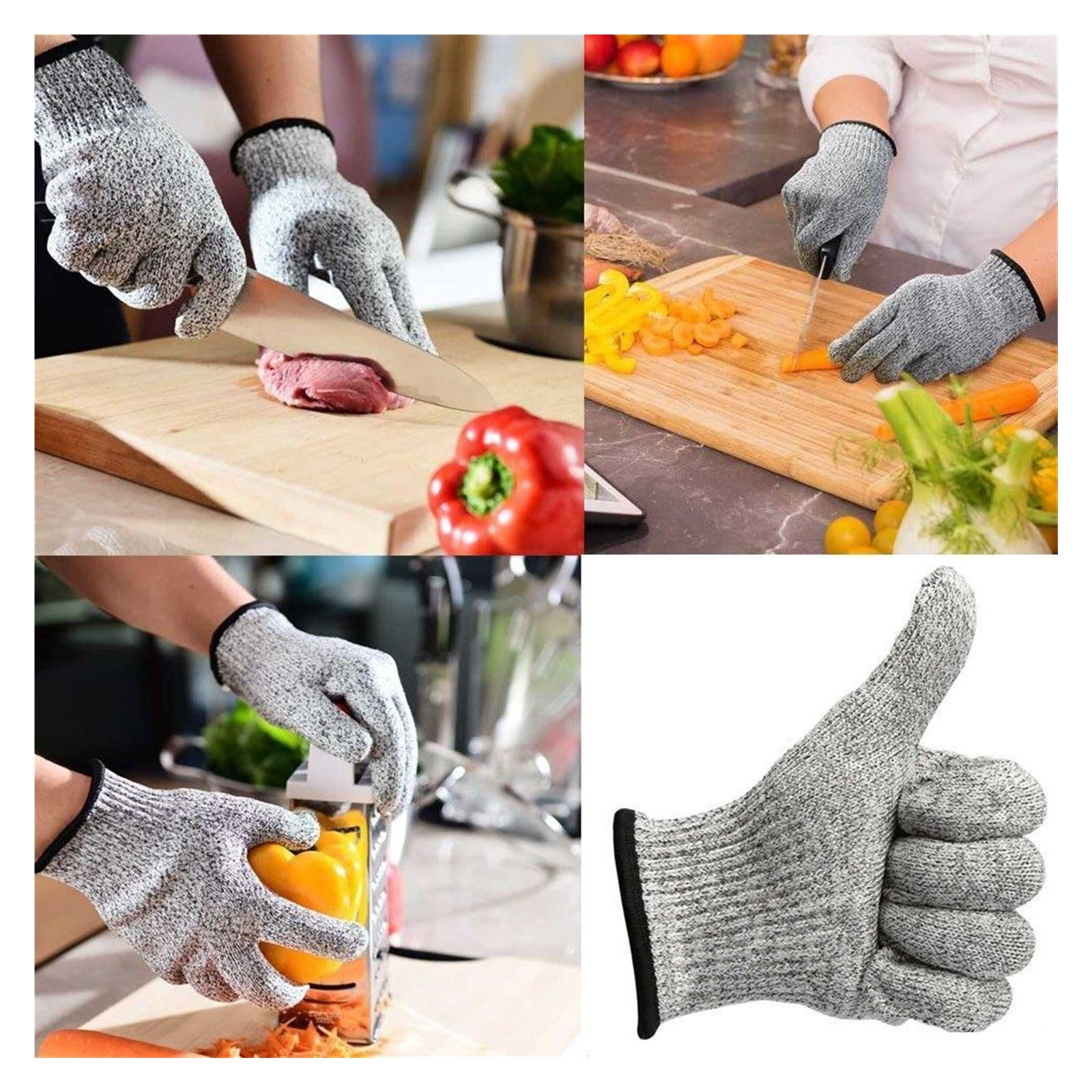 Anti-cut Level 5 Safety Work Gloves Cut Resistant Gloves Cut Proof Gloves Kithchen Garden Working Accessories Safety Work Glove ,Wear-Resistant