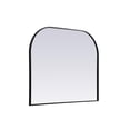 thumbnail image 5 of Elegant Decor Metal Frame Arch Mirror 42x34 Inch in Black, 5 of 10