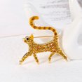 thumbnail image 4 of Mujeres aleación diamante gato brillante broche traje camisa cuello Spike diseño alfileres Tmvgtek Para estrenar, 4 of 9
