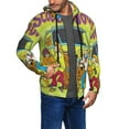 thumbnail image 6 of Sigee Scooby-Doo Am for Men's Zip-Up Hoodie Moisture Wicking and Breathable, Full Zip Hooded Sweatshirt,Large, 6 of 8