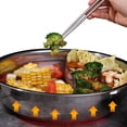 thumbnail image 4 of tredstone Hot Pot Pan Kitchenware Professional Hot Pot Cooker with Glass Lid for Party 28cm, 4 of 9