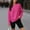 C-Red102, variant on JIAYUE Women Sweatshirt Long Sleeve Relaxed Fit Solid Color Split Hem Round Neck Pullover For Ladies Casual Wear