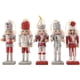 thumbnail image 1 of 5 piezas soldado de cascanueces de Navidad 13 cm soldado de cascanueces de madera decoración de árbol de Navidad cascanueces figura de Cascanueces de Navidad adorno de Navidad brillo rojo y plateado Vhermosa ZYY-1932, 1 of 4