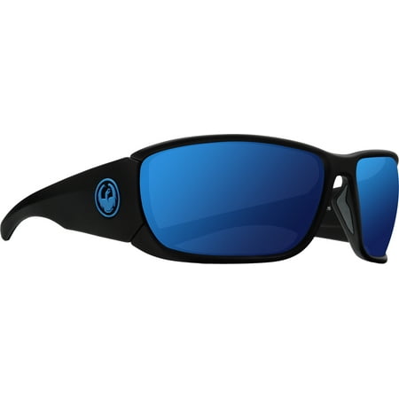 Dragon Tow In Sunglasses Matte Black H2O/Blue Ion Polar Lens