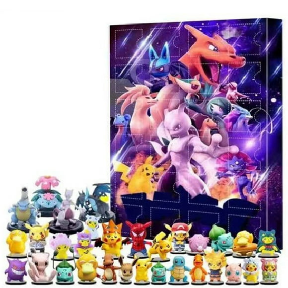 2023 Kawaii Cute Cartoon Advent Calendar, Countdown Calendar, 24 Days Of Advent Calendar, 24PCS Cute Cartoon Doll Vacation Stocking Stuf