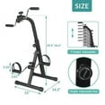 thumbnail image 6 of MEETWARM Pedal Exerciser - Hand Arm Leg & Knee Recovery Cycle Medical Peddler - Fitness Rehab Equipment Machine While Sitting for Seniors Elderly - Total Body Exercise Bike Pedals at Home, 6 of 7