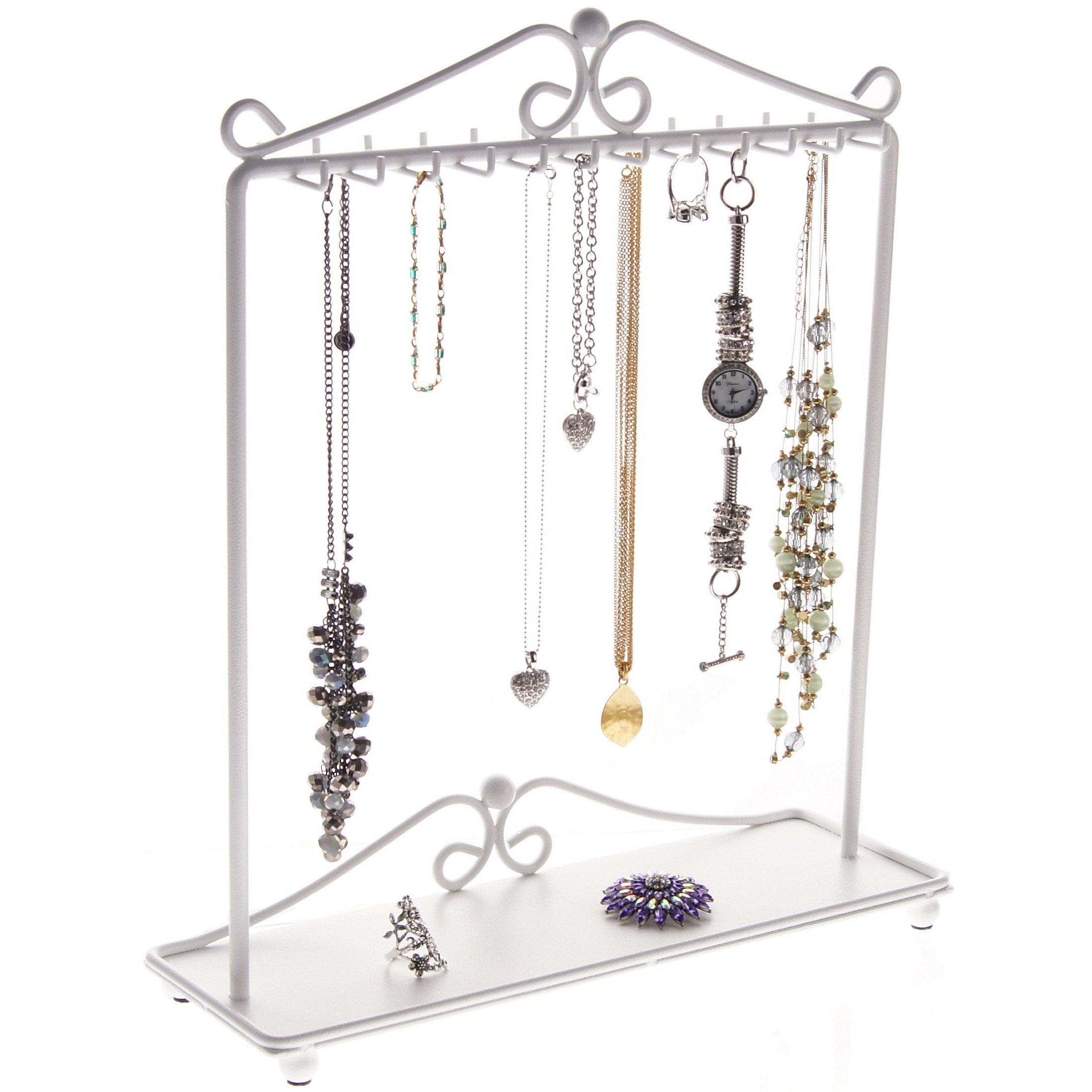Angelynn's Necklace Holder Display Stand Jewelry Organizer Hanging