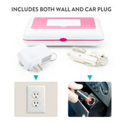 Prince Lionheart Travel Friendly Portable Baby Compact Wipe Warmer, Gray, with Car Adaptor