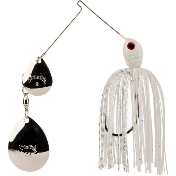 Strike King Premier Pro-Model 3/8 oz Spinnerbait Lure Colorado/Colorado White Shiner