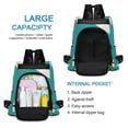 thumbnail image 6 of FORMRS Women's Travel Backpack Purse Anti-Theft Hidden Pockets Casual Shoulder Bag, Black Cat and Coffee, 6 of 7