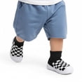 thumbnail image 3 of Toddler Sock Shoes Baby Walking Shoes Infant Slippers Boys & Girls Non-Slip Sneakers Black Plaid 15-18 Months, 3 of 7