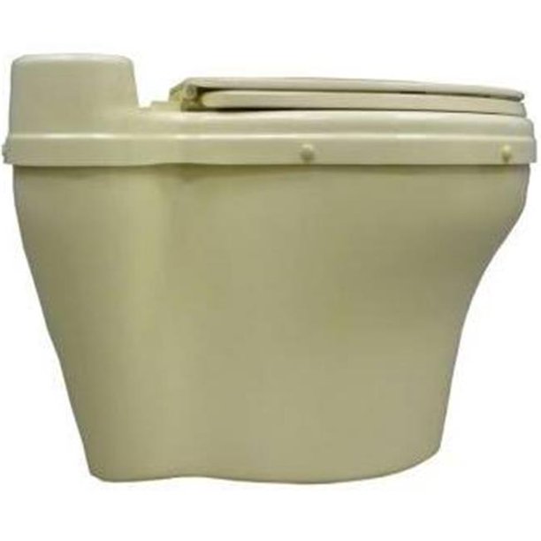 SunMar Dry Toilet Bone Non Electric Waterless Toilet, Bone Walmart