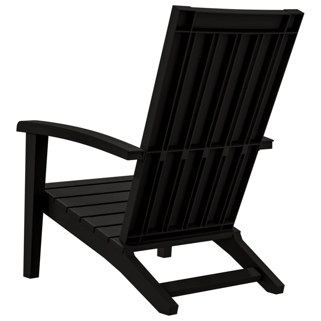 vidaXL Adirondack Chair Outdoor Furniture Lawn Chair for Deck Polypropylene