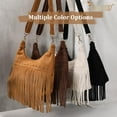 thumbnail image 7 of JASGOOD Fringe Purse Western Cowgirl Boho Bags for Women Tassel Crossbody Bag Vintage Suede Leather Handbag, 7 of 7
