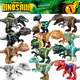 thumbnail image 1 of Modelo de juguete de dinosaurio de gran voz, rompecabezas para niños, bloques de construcción ensamblados jurásicos, paquete OPP, 1 of 1