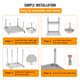 thumbnail image 5 of Mesa de trabajo comercial en acero inoxidable - Certificación NSF, capacidad 400 lbs, altura ajustable, resistente a la corrosión, reborde de 2", ideal para restaurante, cocina, hotel y hogar, 5 of 7