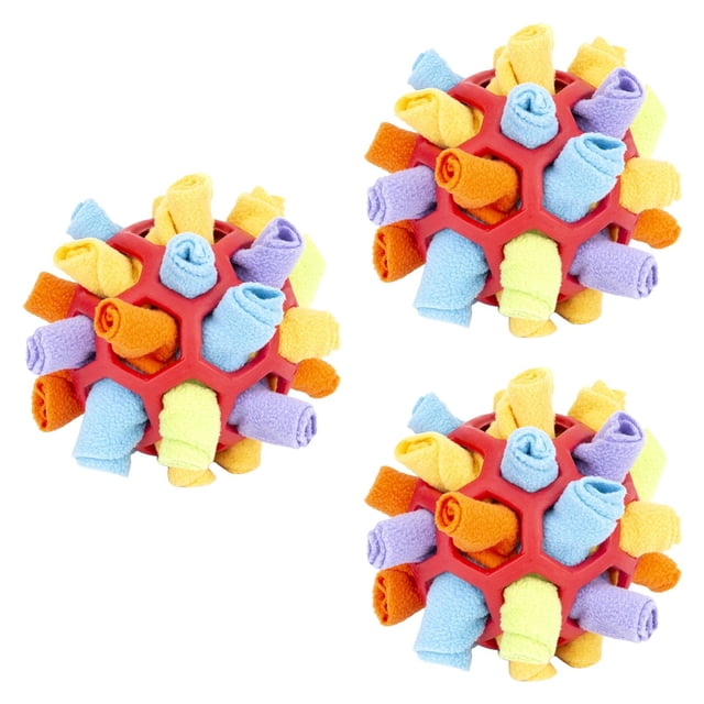 3xPet Snuffle Ball Toy Foraging Instinct Juguete Interactivo Portátil Para Perros Zulema none