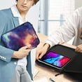 thumbnail image 7 of FINPAC Hard Portfolio 10.9” iPad Air & 11” iPad Pro Tablet Case with Accessory Pocket, Galaxy, 7 of 7