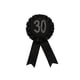 thumbnail image 1 of Broche de Insignia Rosette Colco 30 Cumpleaños Negro, 1 of 7