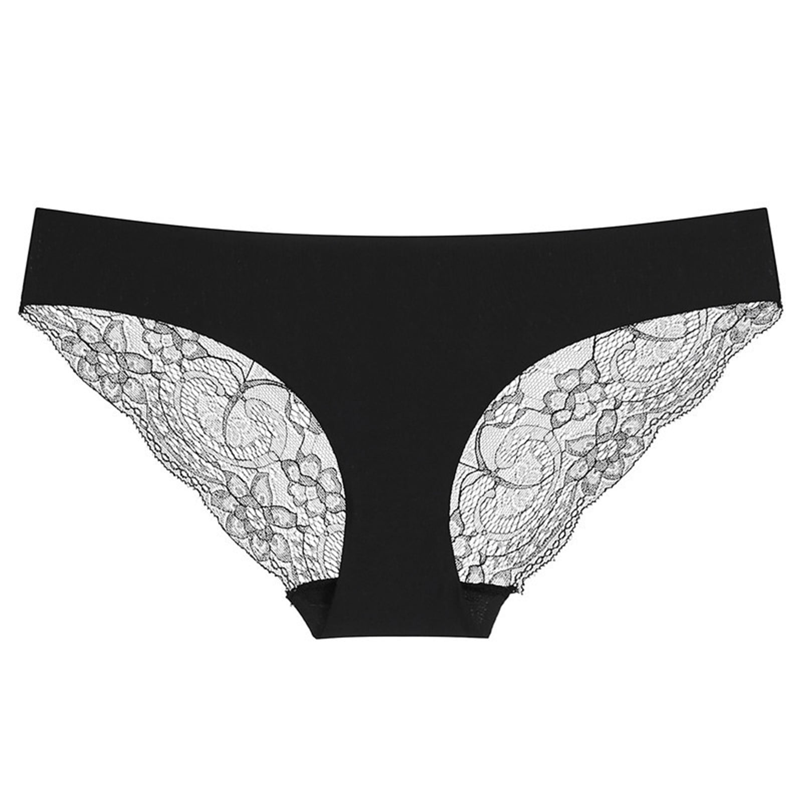 Lopecy-Sta 1PC Sexy Ladies Low-Rise Transparent Lace Panties Breathable  Quality Underpants Discount Clearance Womens Underwear Period Underwear for  Women Coffee 