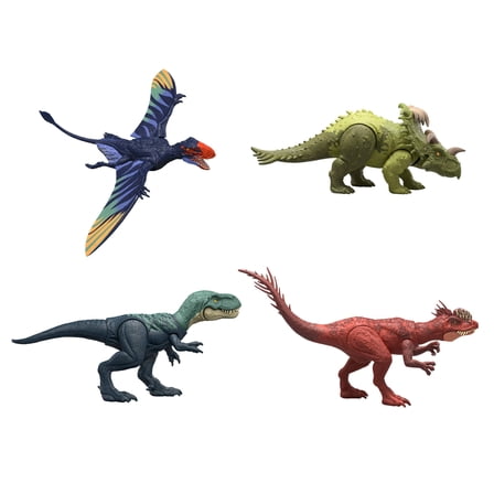 Jurassic World Strike Attack Postosuchus Dinosaur Figure, Action & Posable, Digital Play