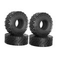 thumbnail image 2 of 4 piezas 1/10 RC Ruedas y neumáticos Neumáticos de coche de escalada Accesorio RC Neumáticos de coche de oruga RC Pieza de actualización RC para SCX10, 2 of 8