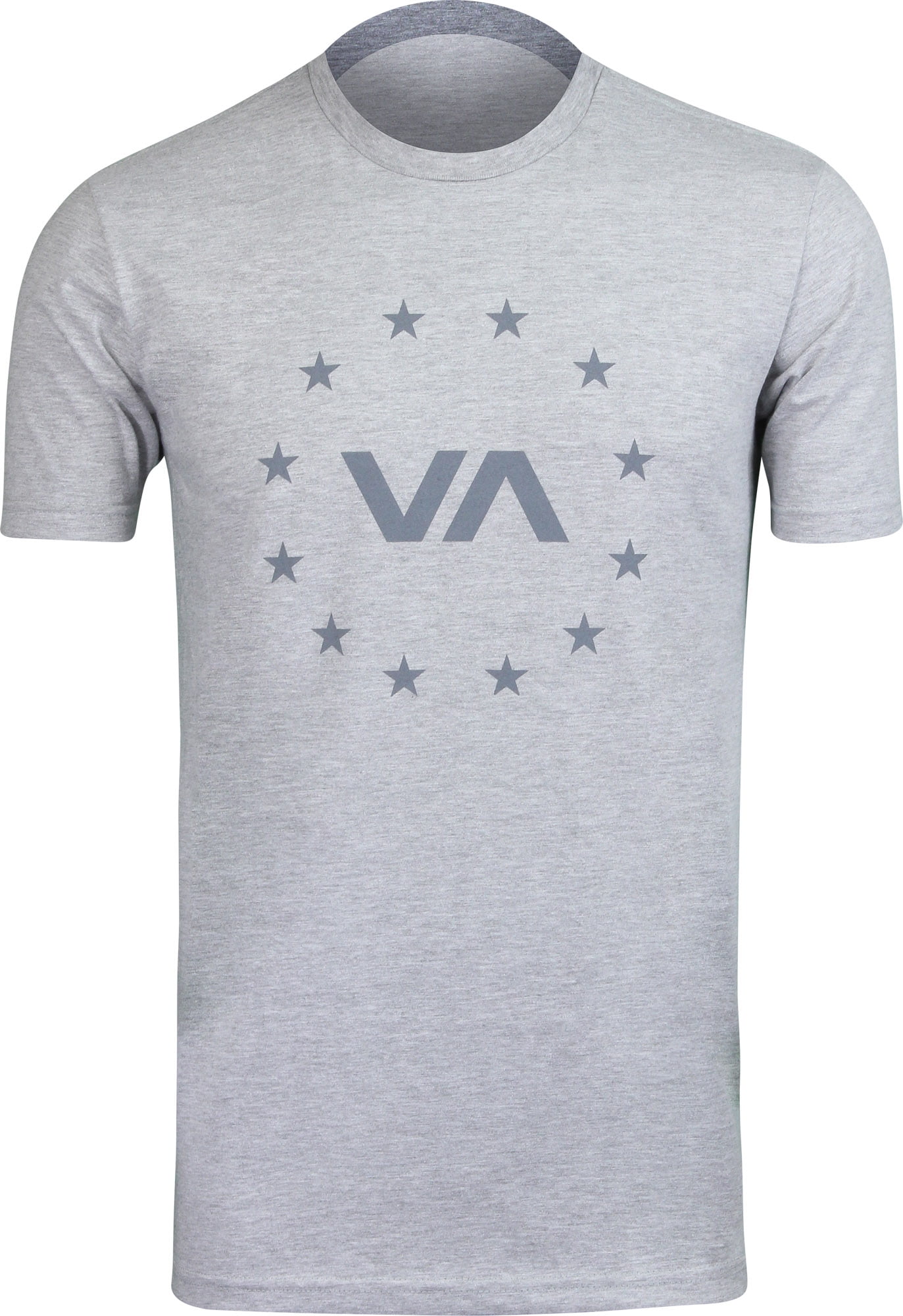 White//Red//Black RVCA Mens VA Sport Star Circle T-Shirt