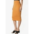 thumbnail image 5 of Factory Custom Knitted Skirt Mature Lady Sexy Bodycon High Waist Stretch Pencil Skirt, 5 of 6