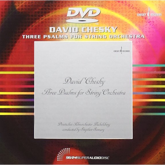 3 Psalms for String Orchestra (DVD), Chesky Records, Music & Performance
