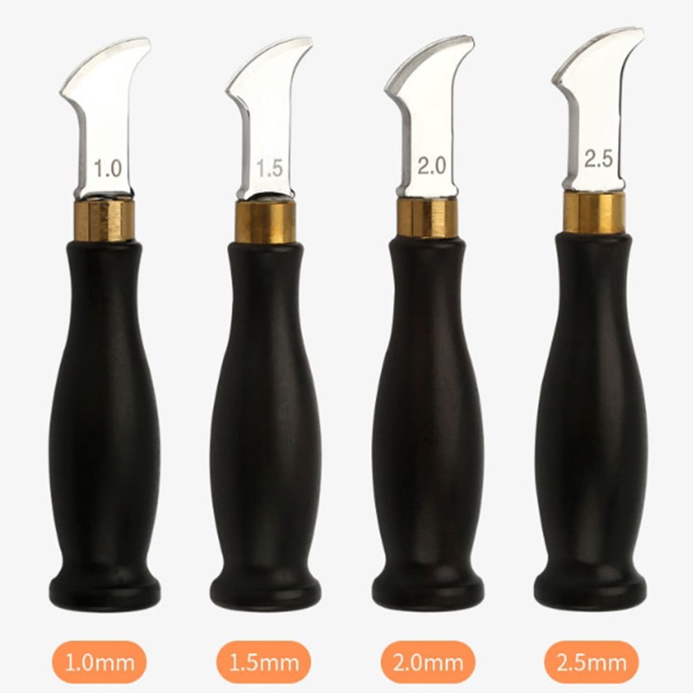 1PC Leather Edge Crimper Leather Craft Marking Edge Tool Shallow Groove Crimper