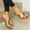Rose Gold, variant on Comfortable Flat Open Toe Casual Outdoor Slippers Easy Wear off Beach Sandals Women Black 8.5(41)