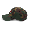 thumbnail image 3 of Bada Bing! Sopranos Dad Hat Embroidered Adjustable New Jersey Mafia Camo (Green Camo), 3 of 6