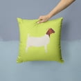 thumbnail image 2 of Carolines Treasures Boer Goat Green Fabric Decorative Pillow 14Hx14W multicolor, 2 of 4