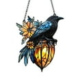 thumbnail image 2 of Darzheoy Gothic Crow Sun Catcher, 6 Inch Hanging Ornament with 2D Design for Window Garden Home Gothic Decor, Catch The Sun Effect with Detailed Crow Figure on Durable Acrylic Material, 2 of 8