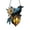 B, variant on SIYTUAU Gothic Crow Hanging Ornament 2D Design D Size 20Cm 2.5Mm Thick Plastic Material For Gothic Decor And Holiday Display Crow Themed Pendant Gothic Crow Hanging Ornament D