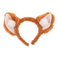 thumbnail image 3 of Diadema de orejas de zorro de peluche hecha a mano para niñas, adorable accesorio para el cabello con orejas de animal para fiesta de cosplay, diadema de orejas de zorro de peluche para disfrazarse., 3 of 4