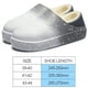 thumbnail image 2 of Pantufla Pantuflas cálidas para hombre, pantuflas antideslizantes de felpa con punta cerrada para invierno (gris 41-42) Wdftyju Tenis De Mujer Tenis De Hombre, 2 of 5