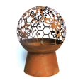 thumbnail image 1 of Globe Shaped Bee Hive Decorative Fire Pit, 1 of 1