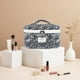thumbnail image 4 of Bolsa de maquillaje Givurao, grande, de algodón, acolchada, de viaje, 4 of 7