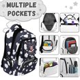 thumbnail image 3 of KUIFORTI Cute Cow Print Girls Backpack Set, Adorable School Bag with Lunch Box Pencil Pouch Water Bottle Sleeve for Elementary Primary Middle School, 3 of 6