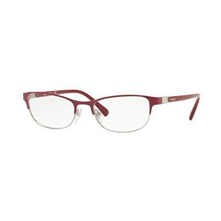 Vogue VO4063B Eyeglass Frames 5063-50 - Red/Silver VO4063B-5063-50