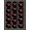 Black Red Gray, Pattern 9, variant on Design&I 8'x10' Washable Area Rug Sleek Flatweave Pet Friendly Music Vinyl Cd Record Vintage Note Mosaic Retro Disc Center Soundwave for King Size Bedroom, Under Bed